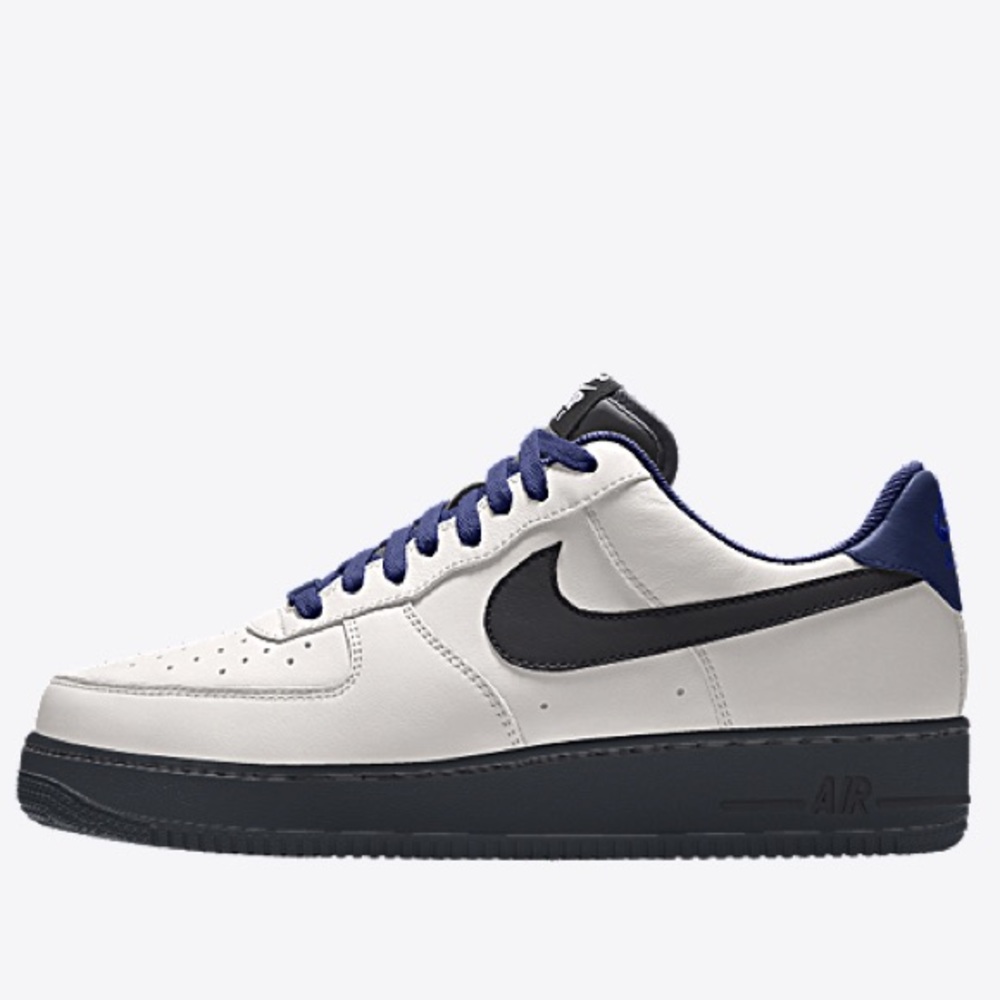 Nike Air Force 1 low, men size 8, custom Nike by you design.